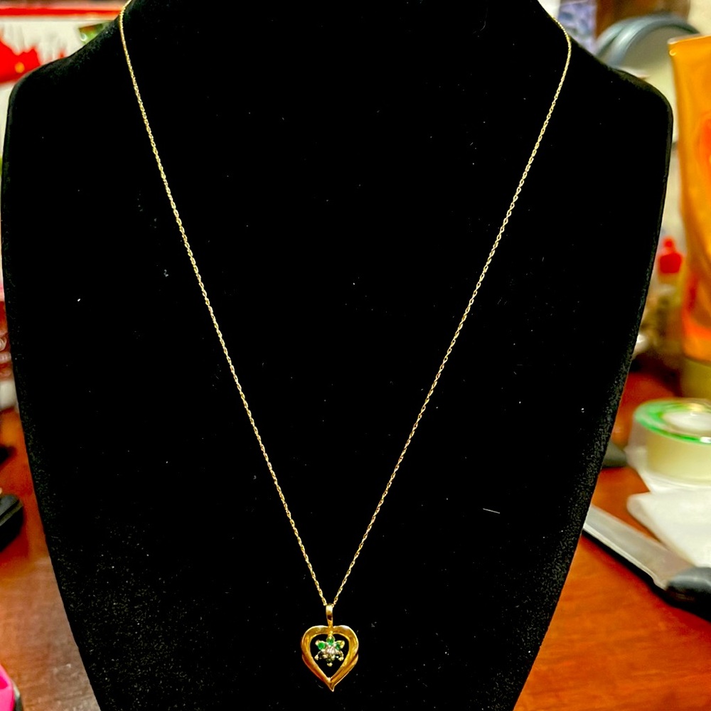 10k yellow gold necklace